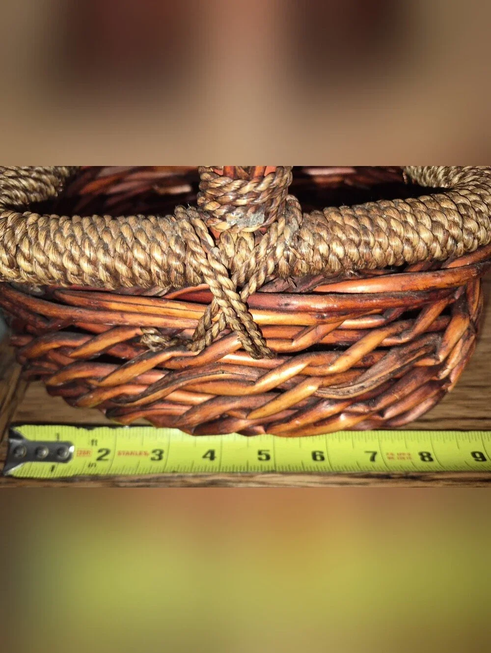 Vintage Wicker Storage Lot Of 3